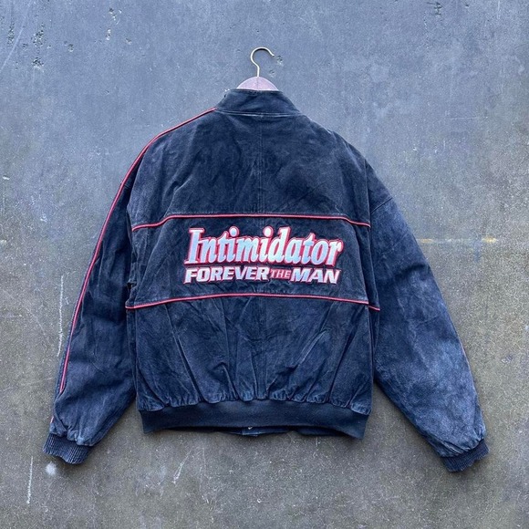 Vintage Dale Earnhardt 7 Time Champ Suede Leather NASCAR Jacket Sz XL - Picture 4 of 6